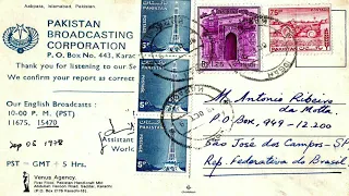 Radio Pakistan 15470 KHz Rawalpindi (Pakistan)Sign On in English - September 5th 1978