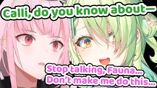 Fauna Forced Calli to Hear The Most Cursed Jump King Fact【Hololive EN | Fauna x Calli x Irys x Bae】