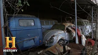 American Pickers: VERY RARE STASH of VW Buses (Season 20) | History