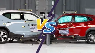 2019 Volvo XC40 Crash Test VS 2019 Hyundai Kona Crash Test, Which One is Better