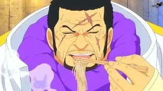 One Piece Episode 736 Scene  - AKAINU VS FUJITORA! ENG [HD]