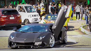 超超空ぶかし‼️🔥🔥エンジン回しながら退場していく諸星一家！飯舘村スーパーカー