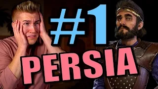 Civ 6 Persia | TSL EARTH MAP MOD | Let’s Play Civilization 6 Gameplay [Cyrus Strategy] Part 1