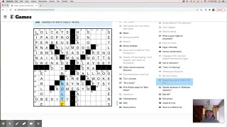 New York Times crossword puzzle live-solve - Friday, January 22nd