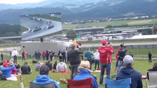 F1 Austria crash Kimi and Alonso