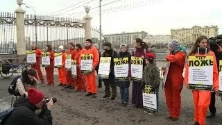 Moscow demonstration in support of Greenpeace activists