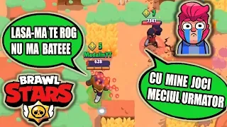 TREBUIE SA JOC CU ORICE BRAWLER MA BATE! (CHALLENGE GREU) Brawl Stars Romania