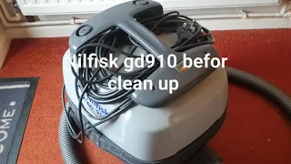 nilfisk gm 910 before clean  up