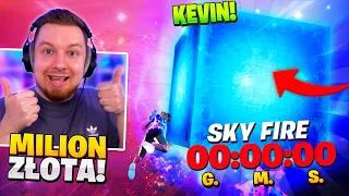 NIESAMOWITY event SKY FIRE w Fortnite 🧊 (wrócił KEVIN!)