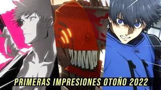 MIS PRIMERAS IMPRESIONES DE LA TEMPORADA (OTOÑO 2022)