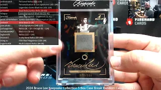 4/26/2024 2024 Bruce Lee Keepsake Collection 5 Box Case Break Random Categories #3