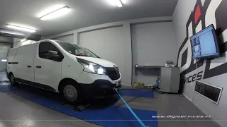 Renault Trafic 1.6 DCI 115cv Reprogrammation Moteur @ 153cv Digiservices Paris 77 Dyno