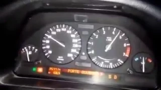 BMW E34 525i Acceleration 0-100km/h