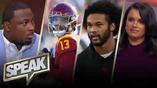 Are Cardinals tanking for Caleb Williams after Colt McCoy release, Kyler Murray on PUP? | SPEAK