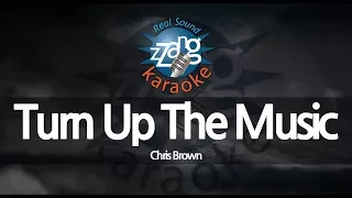 Chris Brown-Turn Up The Music (MR) (Instrumental Version) [ZZang KARAOKE]