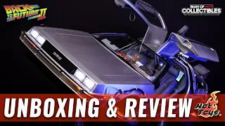 FIXED! Hot Toys DELOREAN Back To The Future Part 2 Unboxing and Review