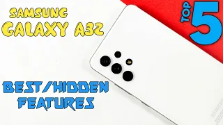 Samsung A32 Top 5 Best Hidden Features | Samsung Galaxy A32 Tips And Tricks