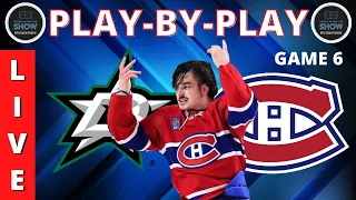 NHL GAME PLAY BY PLAY: DALLAS STARS VS MONTREAL CANADIENS