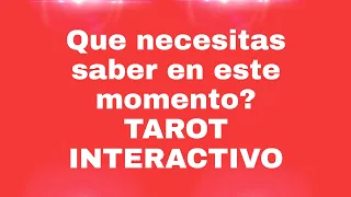 Que necesitas saber en este momento❓🔮Elige una carta...TAROT INTERACTIVO (lectura infinita)