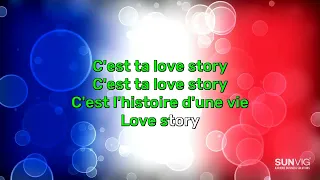 Indila -  Love Story - #karaoke #karaokeversion #chanson #ktv #karaokevideo