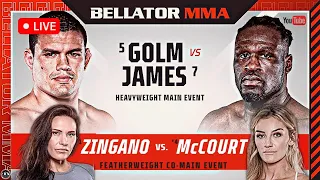 Bellator 293: Golm vs. James & Zingano vs. McCourt | LIVE STREAM | MMA Fight Companion Showtime USA