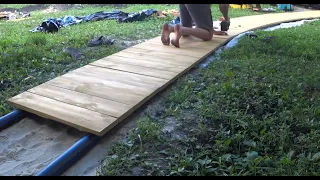 53. Wooden walkway / Дорожка. Сам не думал что так просто и круто получится.