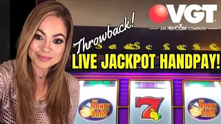 🔴 VGT MR. MONEY BAGS 💰 JACKPOT HANDPAY ON MY THROWBACK THURSDAY AT CHOCTAW IN GRANT, OK! 🎉🥳