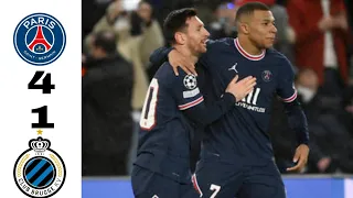 PSG Vs Club Brugge 4-1 Extended Highlights & All Goals 2021 HD