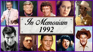 In Memoriam 1992: Famous Faces We Lost in 1992