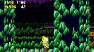 THE hole in Mystic Cave Zone Act 2 - Sonic 2