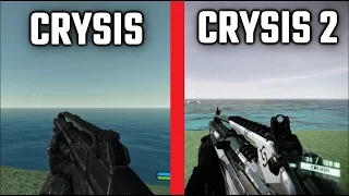 Crysis 1 vs Crysis 2 - Weapons Comparison