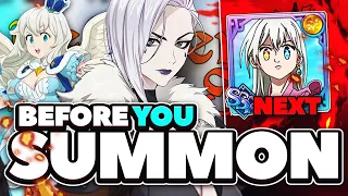 BEFORE YOU SUMMON! SKADI & BLUE ELLATE! LIGHT ELIZ NEXT? | Seven Deadly Sins: Grand Cross