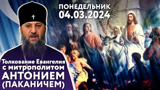 Толкование Евангелия с митр. Антонием (Паканичем). Понедельник, 4 марта 2024 года.