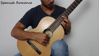 Spanish Romance Tremolo Version on Classical Guitar 🎸| Chords | Charts | Tutorial