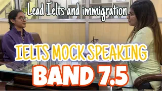 IELTS MOCK SPEAKING INTERVIEW 2024 || BAND 7.5