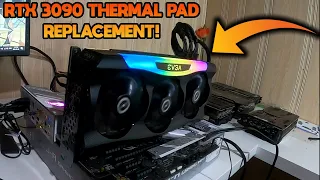 EVGA RTX 3090 FTW3 THERMAL PAD REPLACEMENT