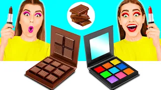 Desafío De Comida Real vs. De Comida Chocolate por Fun Challenge