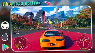 Top 5 OPEN WORLD car games like forza horizon for android/ios 2024 HIGH GRAPHICS