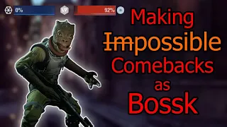 A Good Bossk makes any match Winnable | Supremacy | Star Wars battlefront 2