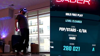 Beat Saber: POP/STARS by K/DA - Hard Mode, More Dancing Than Necessary