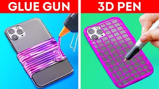 GLUE GUN VS. 3D PEN || Amazing Crafts