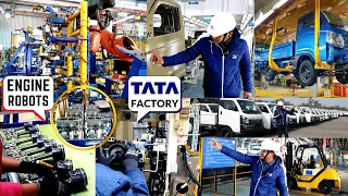 TATA MOTORS Factory - Tata Manufacturing Plant | ROBOTS | How Tata Vehicles Made | TATA Plant Tour