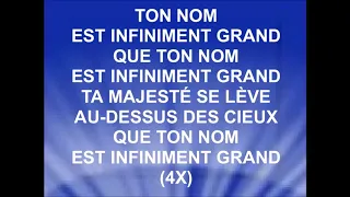 TON NOM EST INFINIMENT GRAND - EDEN & HOSANNA A'LIVE MUSIC