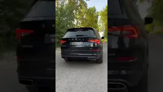 Выхлоп TiguanR на Skoda Kodiaq st2 (cтарт с 1 педали)