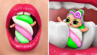 ¡Nunca Eres Grande para las Muñecas! 9 Diys para Barbie y LOL Surprise