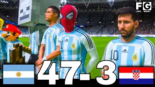 FIFA 24 | MESSI, SPIDERMAN, RONALDO , MARIO BROS, ALLSTARS PLAYING TOGETHER