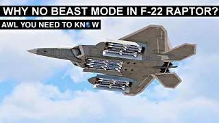 Why No Beast Mode In F-22 Raptor? #shorts