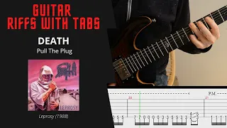 Death - Pull The Plug - Guitar riffs with tabs / cover / lesson