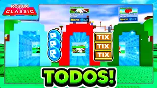 COMO COMPLETAR TODOS OS JOGOS NO THE CLASSIC ROBLOX!