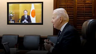 President Biden meets virtually with His Excellency Kishida Fumio, Prime Minister of Japan